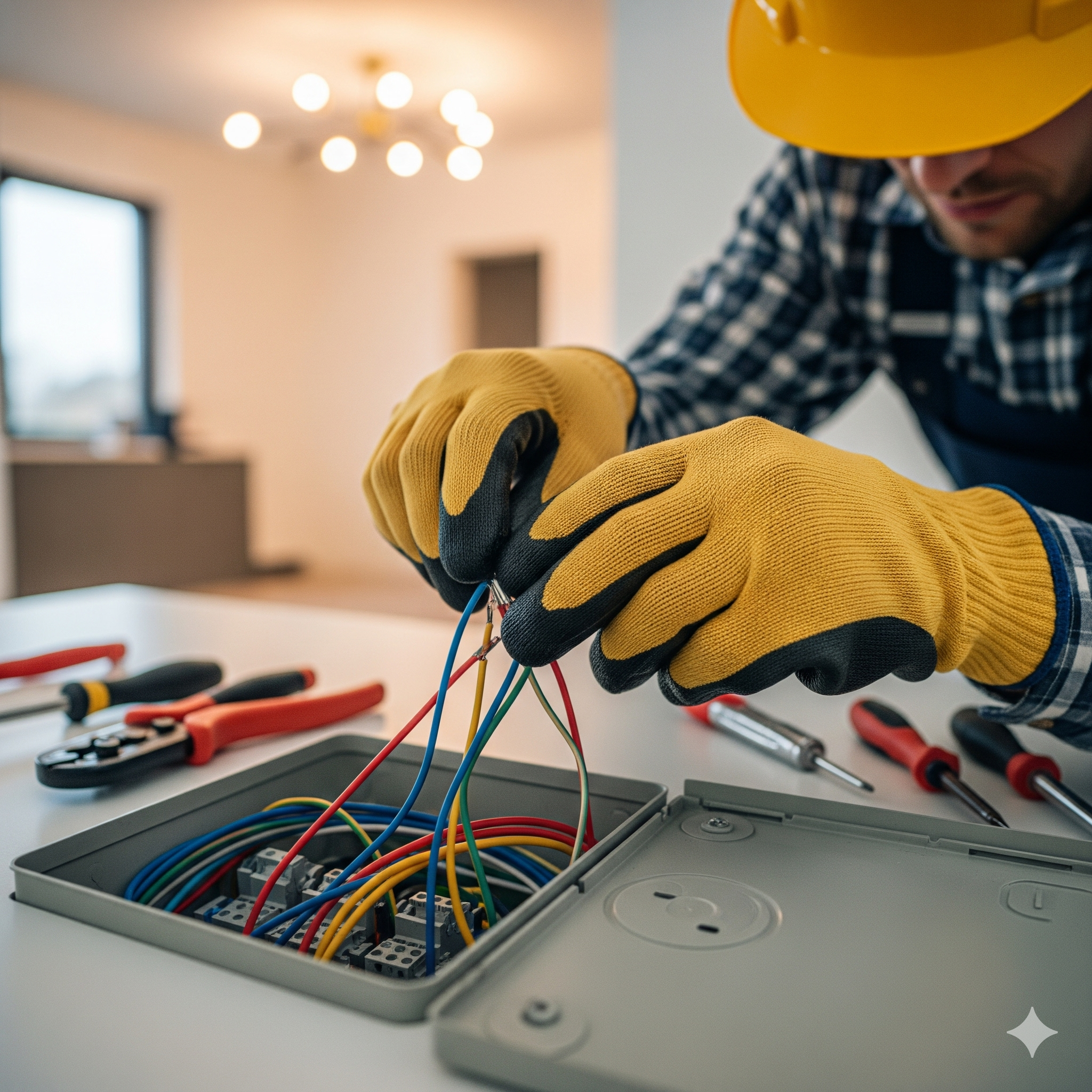Tablero eléctrico moderno